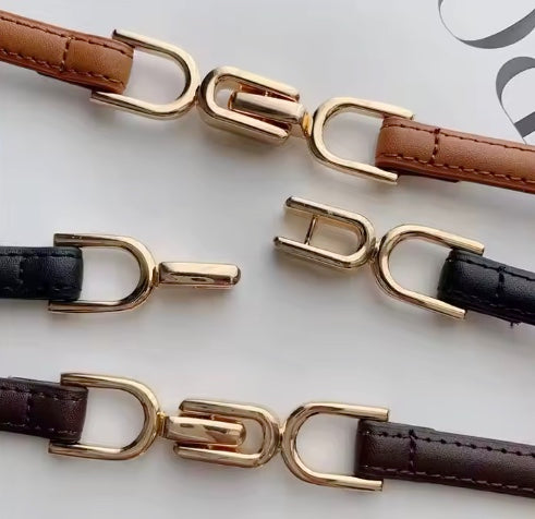 Maria Brown Vegan Leather Adjustable Belt