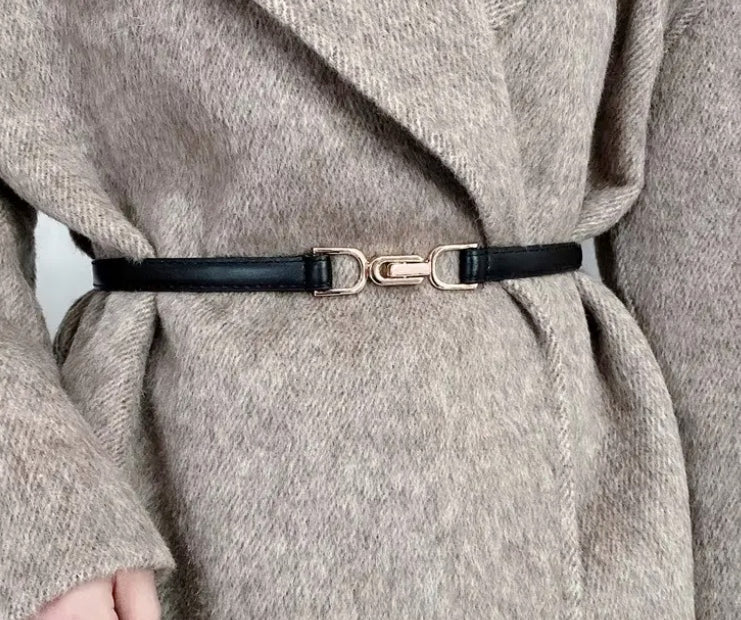 Maria Brown Vegan Leather Adjustable Belt